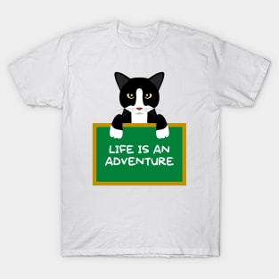 Advice Cat - Life Is An Adventure T-Shirt